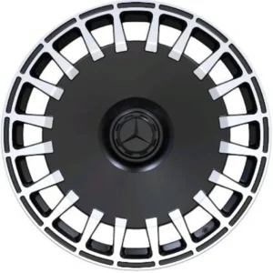 20 Inch Rims Fit Mercedes - Style Gloss Black Machined Wheels (Set of 4)