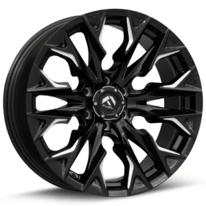20x10 Fuel -12 Gloss Black Wheels (Set of 4)